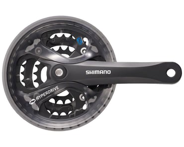 Shimano Tourney FC/TY501 Bike Crankset/170mm 6/7/8-Speed 48/38/28t Riveted